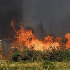 California Firefighters Battle Big Wildfires In High Heat