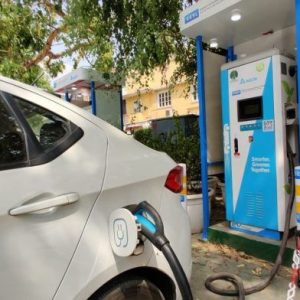 Electric vehicle charging station inaugurated in Navi Mumbai