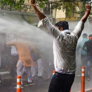 Delhi water crisis: Ruckus outside Satyendra Jain's house as BJP protests against AAP govt