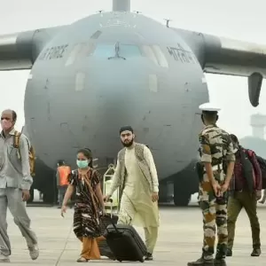 IAF plane carrying 24 Indian, 11 Nepalese evacuees from Kabul lands at Hindon Airport