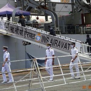 INS Airavat arrives at Ho Chi Minh City, Vietnam with Covid relief supplies