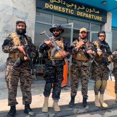 Taliban declare victory from Kabul airport, promise security