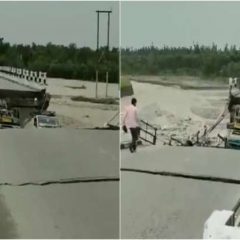 Uttarakhand : Rani Pokhari Bridge collapses