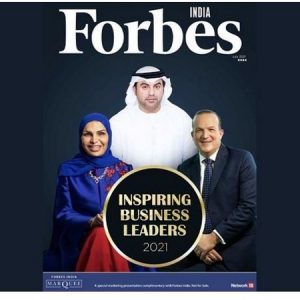 Business enthusiast gets featured in Forbes India as an 'Inspiring Leader 2021'