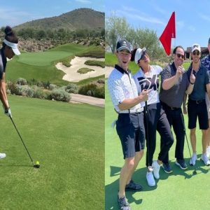 Priyanka Chopra Enjoys Playing Golf With Nick Jonas & Friends