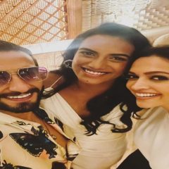 Deepika Padukone And Ranveer Singh Meet PV Sindhu For Dinner