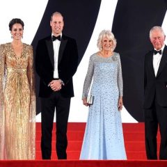 Kate Middleton, Prince William Stun At 'No Time To Die' Premiere