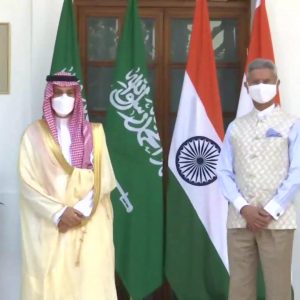 Jaishankar welcomes Saudi Minister