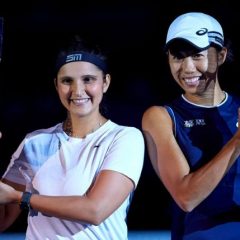 Sania Mirza-Zhang Shuai bag Ostrava Open doubles title