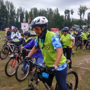 Women's cycle rally in Baramulla