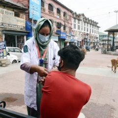 Highest ever vaccination in J-K in a day, 1.78 lakh COVID vaccine doses administered
