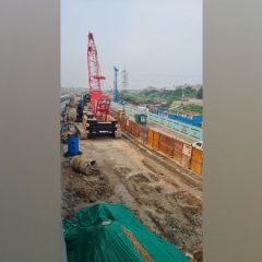 Delhi Metro builds the first of its kind flyover cum Metro viaduct structure, to be completed by 2023