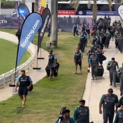 T20 WC: India and Pakistan players walk in together for training