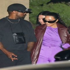 Kim Kardashian, Kanye West Step Out For Dinner In Malibu