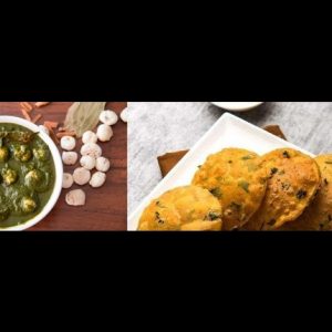 Recipe: Singhare Ki Poori & Spinach Makhana