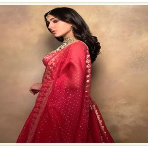 Sara Ali Khan In ₹1 Lakh Pink Lehenga Blends Contemporary & Elegance