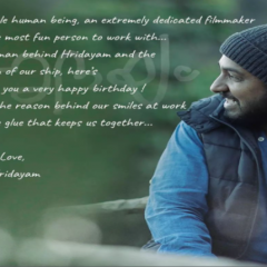‘Hridayam’ Team Sends Heartwarming Birthday Wishes To Vineeth Sreenivasan