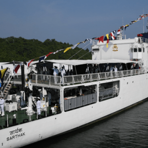 Indian Coast Guard Ship 'Sarthak' dedicated to the nation