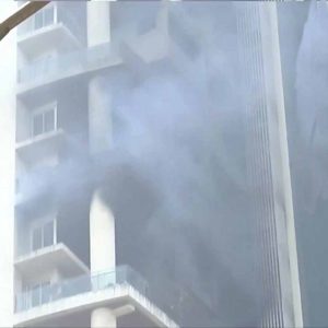 Mumbai apartment fire, man dies after jumping from 19th floor