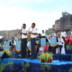 IAF conducts symphony orchestra in Golconda Fort, Hyderabad