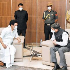 CM MK Stalin meets Governor RN Ravi to discuss situation on rains