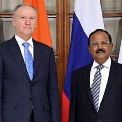 Russian NSA to visit India tomorrow to participate in 'Delhi Regional Security Dialogue on Afghanistan'