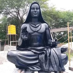 Adi Shankaracharya statue in Kedarnath