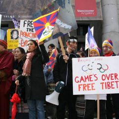 Six Tibetan rights groups organize protest in Paris against Beijing 2022 Winter Olympics