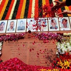 Vice President, Defence Minister, other MPs pay tributes to victims of 2001 Parliament attack