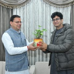 Prasoon Joshi Meets Uttarakhand CM Pushkar Singh Dhami