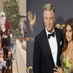 Alec & Hilaria Baldwin Celebrate Christmas In The Hamptons With Their Kids