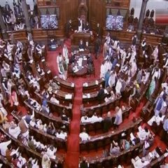 Opposition parties except TDP, YSRCP boycott Rajya Sabha proceedings over suspension of 12 MPs