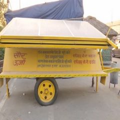 Amid power shortage, 'Solar trolley' helped farmers to continue protest over a year at Ghazipur border