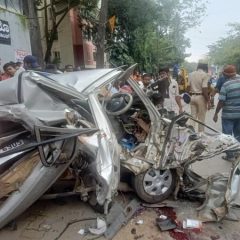 Bengaluru: One dead, six injured after speeding car crashes into number of vehicles in Indiranagar