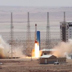 Iran launches satellite-carrying rocket into space