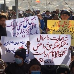 Protest in Islamabad against enforced disappearances in Balochistan