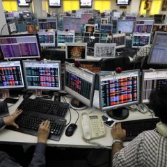 Stock markets open in green, Sensex up by 331 points
