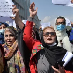 US sanctions trigger protest in Kabul
