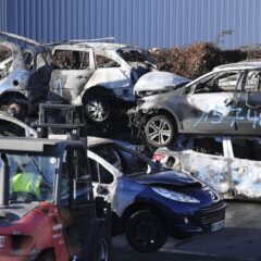 People in France set-ablaze 874 cars on new year's eve as part of tradition