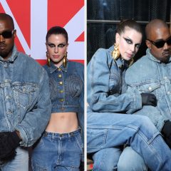 Kanye West, Julia Fox Make Red Carpet Debut In Denim Outfit At Men's Fashion Week