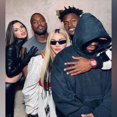 Madonna Shares Pictures With Kanye West, Julia Fox