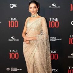 Deepika Padukone Attends TIME100 Impact Awards In Stunning Sheer Saree