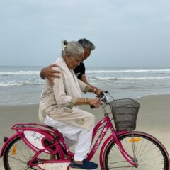 Milind Soman Teaches His 83-Years-Old 'Aai' To Cycle Again