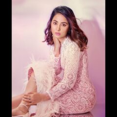 'I Decide My Vibe': Hina Khan Stuns In White Lace Dress