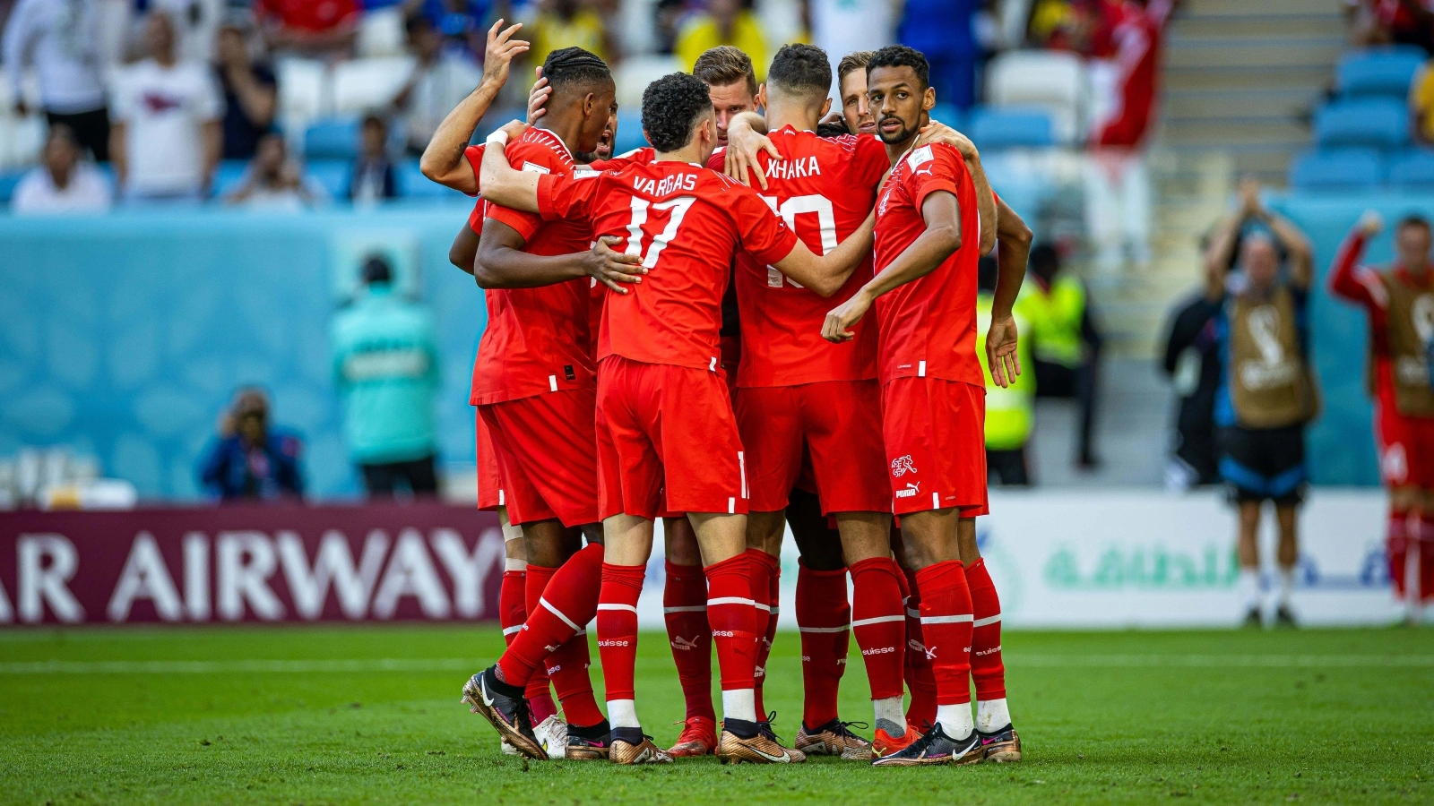 Breel Embolo's goal helps Switzerland beat Cameroon in Group G starter
