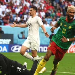 Cameroon tough it out to hold Serbia to 3-3 draw in thrilling Group G match