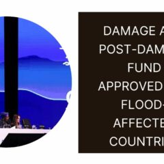 Damage and post-damage fund approved for flood-affected countries