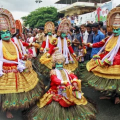 Athachamayam Procession In Tripunithura Marks The Commencement Of The 10 Day Onam Festival