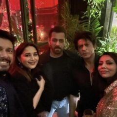'So Much To Talk About': Shah Rukh Khan & Salman Khan Join Madhuri Dixit For Selfie