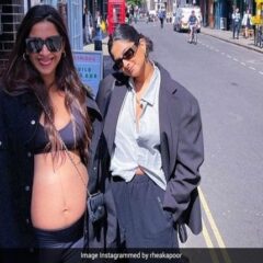 Sonam Kapoor Enjoys Day Out In London With Sister Rhea Kapoor